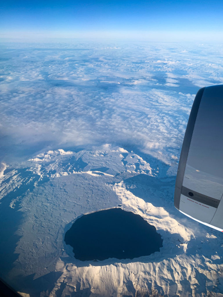 Volcanic crater in Iceland.